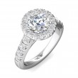 FlyerFit® Platinum Encore Engagement Ring