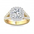 FlyerFit® 14K Yellow and 14K White Gold Encore Engagement Ring