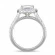 FlyerFit® 14K White Gold Split Shank Engagement Ring