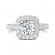 FlyerFit® 18K White Gold Encore Engagement Ring