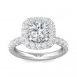 FlyerFit® 18K White Gold Encore Engagement Ring