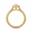 FlyerFit® 14K Yellow Gold Vintage Engagement Ring