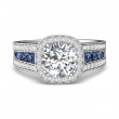 FlyerFit® 18K White Gold Encore Engagement Ring