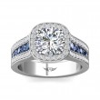 FlyerFit® 18K White Gold Encore Engagement Ring