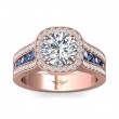 FlyerFit® 18K Pink Gold Encore Engagement Ring