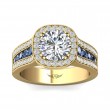 FlyerFit® 18K Yellow Gold Encore Engagement Ring