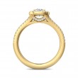 FlyerFit® 14K Yellow Gold Split Shank Engagement Ring