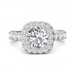 FlyerFit® Platinum Encore Engagement Ring