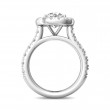 FlyerFit® Platinum Encore Engagement Ring