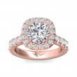 FlyerFit® 14K Pink Gold Encore Engagement Ring