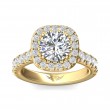 FlyerFit® 18K Yellow Gold Encore Engagement Ring