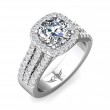 FlyerFit® 14K White Gold Encore Engagement Ring