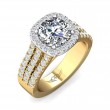 FlyerFit® 14K Yellow and 14K White Gold Encore Engagement Ring