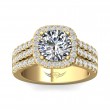 FlyerFit® 18K Yellow Gold Encore Engagement Ring