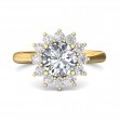 FlyerFit® 14K Yellow Gold Solitaire Engagement Ring