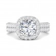 FlyerFit® Platinum Encore Engagement Ring