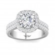 FlyerFit® Platinum Encore Engagement Ring