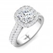 FlyerFit® Platinum Encore Engagement Ring