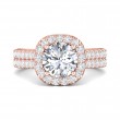 FlyerFit® 18K Pink Gold Encore Engagement Ring