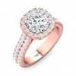 FlyerFit® 18K Pink Gold Encore Engagement Ring