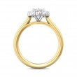 FlyerFit® 14K Yellow and 14K White Gold Solitaire Engagement Ring