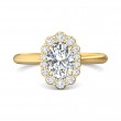 FlyerFit® 14K Yellow Gold Solitaire Engagement Ring