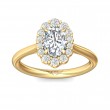 FlyerFit® 14K Yellow Gold Solitaire Engagement Ring