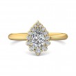 FlyerFit® 14K Yellow Gold Solitaire Engagement Ring