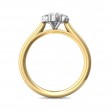 FlyerFit® 14K Yellow and 14K White Gold Solitaire Engagement Ring