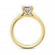 FlyerFit® 14K Yellow Gold Solitaire Engagement Ring