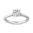 FlyerFit® Platinum Solitaire Engagement Ring