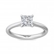 FlyerFit® Platinum Solitaire Engagement Ring