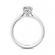 FlyerFit® Platinum Solitaire Engagement Ring