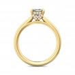 FlyerFit® 18K Yellow Gold Solitaire Engagement Ring