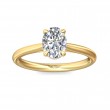 FlyerFit® 14K Yellow Gold Solitaire Engagement Ring