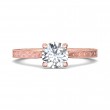 FlyerFit® 18K Pink Gold Vintage Engagement Ring