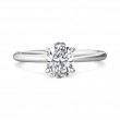 FlyerFit® Platinum Solitaire Engagement Ring