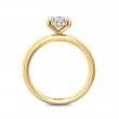 FlyerFit® 18K Yellow Gold Solitaire Engagement Ring