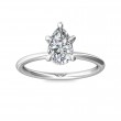 FlyerFit® Platinum Solitaire Engagement Ring