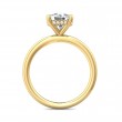 FlyerFit® 14K Yellow Gold Solitaire Engagement Ring