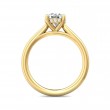 FlyerFit® 14K Yellow Gold Solitaire Engagement Ring