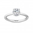 FlyerFit® Platinum Solitaire Engagement Ring