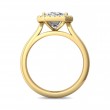 FlyerFit® 18K Yellow Gold Solitaire Engagement Ring