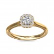 FlyerFit® 14K Yellow Gold Solitaire Engagement Ring