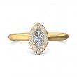 FlyerFit® 14K Yellow Gold Solitaire Engagement Ring