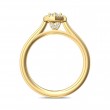 FlyerFit® 14K Yellow Gold Solitaire Engagement Ring