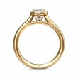 FlyerFit® 14K Yellow Gold Solitaire Engagement Ring