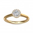 FlyerFit® 14K Yellow Gold Solitaire Engagement Ring