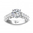 FlyerFit® Platinum Encore Engagement Ring