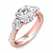 FlyerFit® 14K Pink Gold Encore Engagement Ring